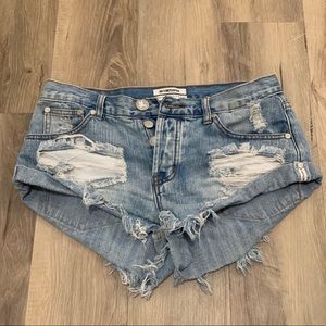 One Teaspoon Denim Shorts